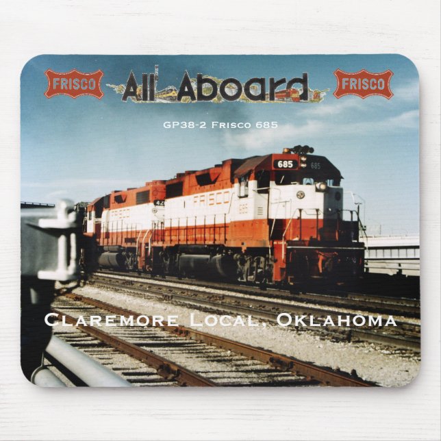 Claremore Local, Oklahoma Mouse Pad (Front)