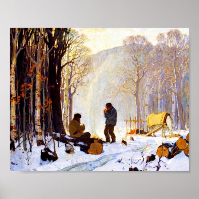 Clarence Gagnon - Lonely Village  Poster (Front)