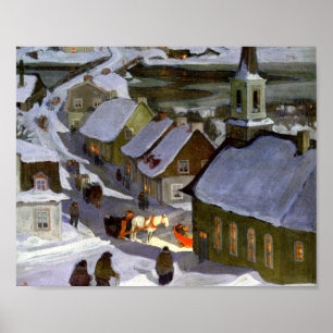 Clarence Gagnon - Midnight Mass  Poster
