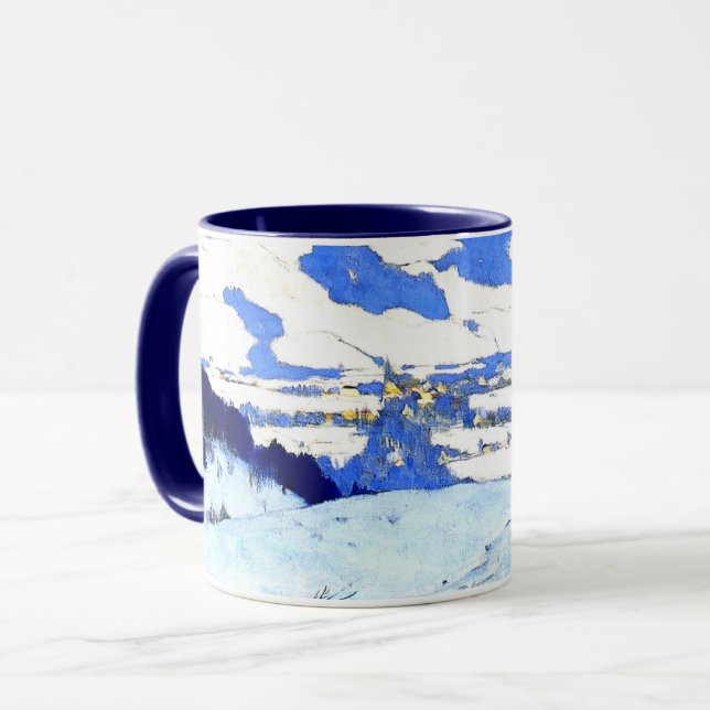 Clarence Gagnon - Twilight, Baie Saint Paul, Mug (Front Left)