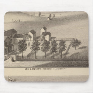 Clarendon Bickford Knitting Machine Mouse Pad