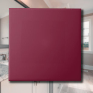 Claret Solid Colour Classic Elegant Ceramic Tile