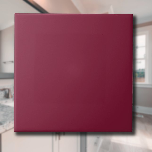 Claret Solid Colour | Classic | Elegant Ceramic Tile (Creator Uploaded)