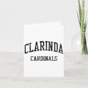 Clarinda High School Hs Clarinda Ia Vintage Srts  Card