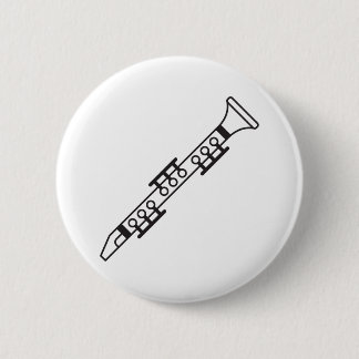 Clarinet 6 Cm Round Badge