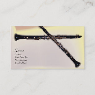 Clarinet and Business Card