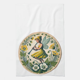 Clarinet Band Class Fairy Tea Towel