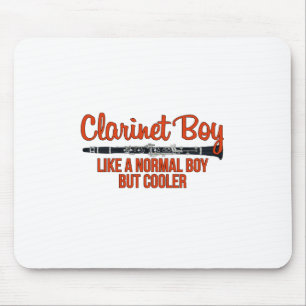 Clarinet Boy Like a Normal Boy But Cooler Mouse Pad