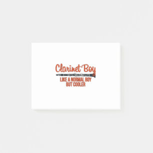 Clarinet Boy Like a Normal Boy But Cooler Post-it Notes