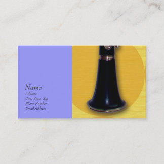Clarinet Business Card for ClarinetCentral.com