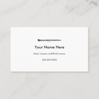 Clarinet Business Cards