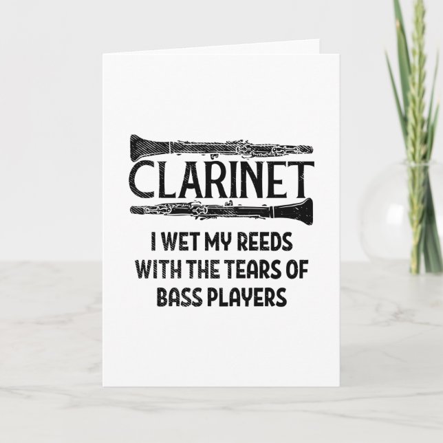 Clarinet Card (Front)