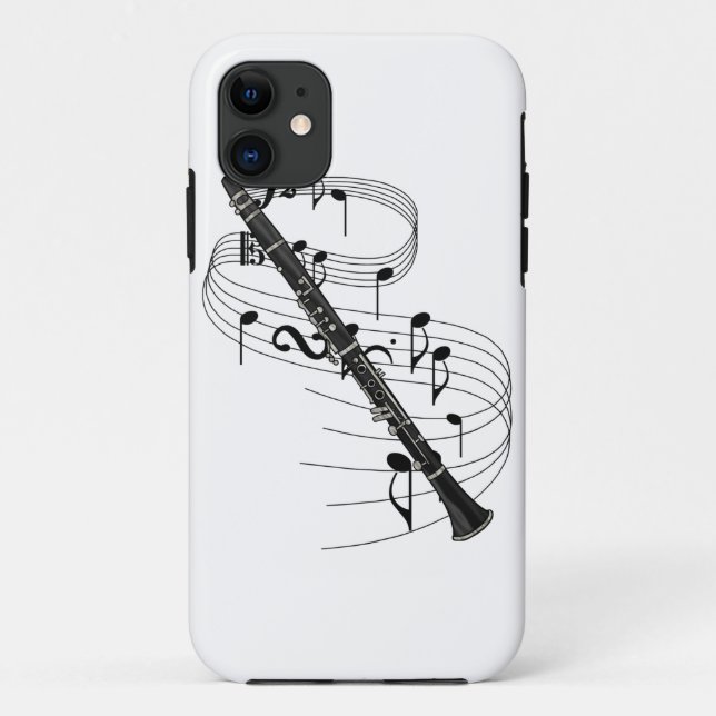 Clarinet Case-Mate iPhone Case (Back)