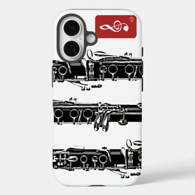 Clarinet Case-Mate iPhone Case (Back)