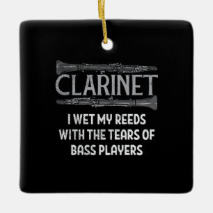 Clarinet Ceramic Ornament
