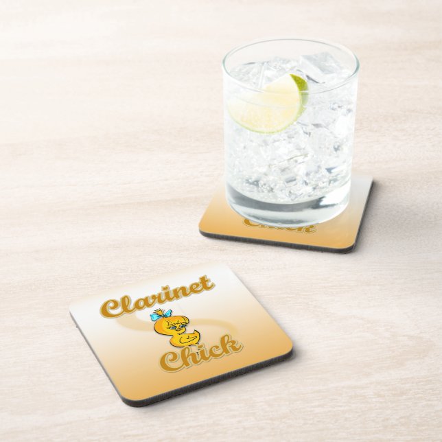 Clarinet Chick Coaster (Right Side)
