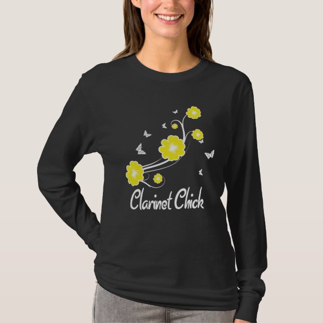 Clarinet Chick T-Shirt (Front)