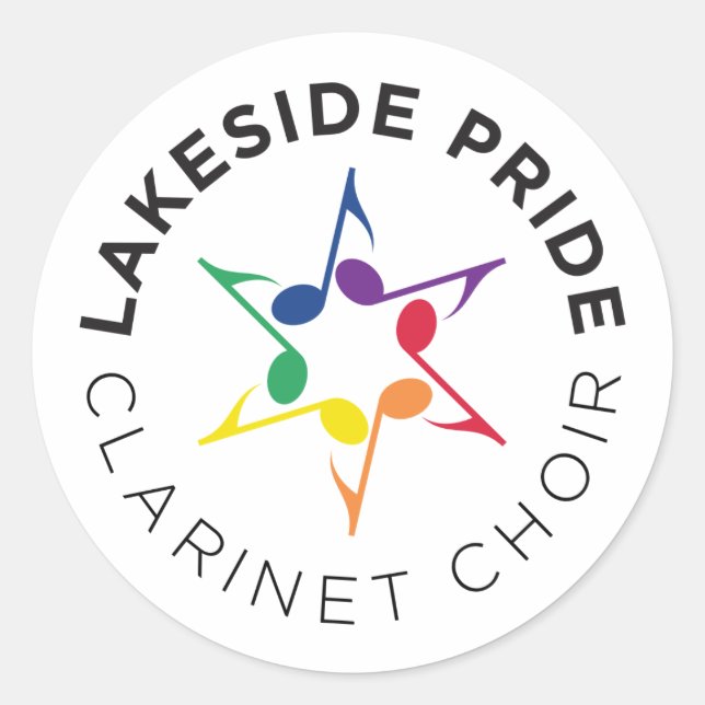 Clarinet Choir Sticker (Front)