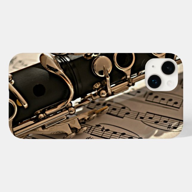 Clarinet Closeup Case-Mate iPhone Case (Back (Horizontal))