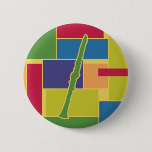 Clarinet Colorblocks Button