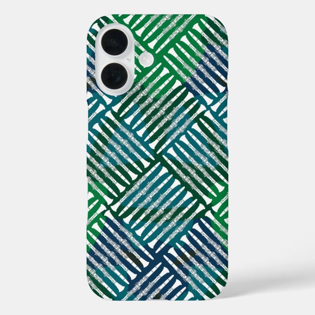 Clarinet Crosshatch Pattern Case-Mate iPhone Case (Back)