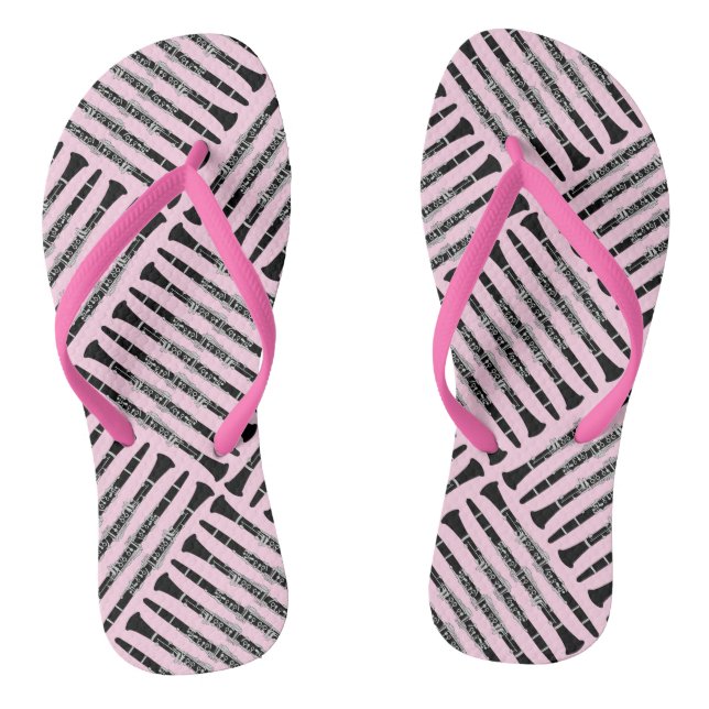 Clarinet Crosshatch Thongs (Footbed)