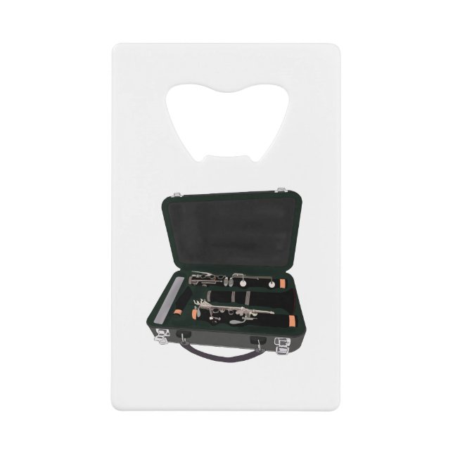 Clarinet Disassembled Inside a Suitcase (Front)