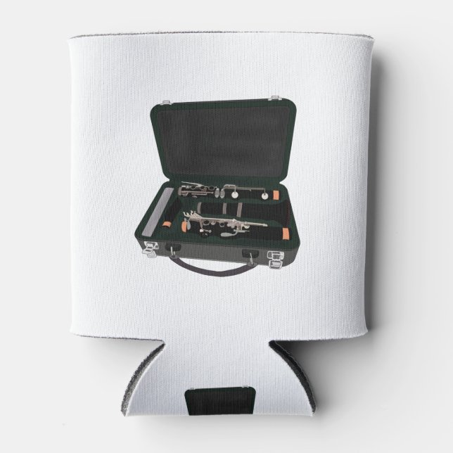 Clarinet Disassembled Inside a Suitcase Can Cooler (Front)