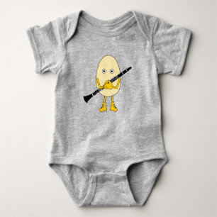 Clarinet Egghead T-Shirt Baby Bodysuit