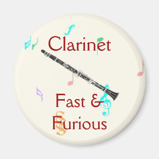 Clarinet: Fast & Furious Magnet
