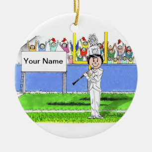 Clarinet - Female Ceramic Ornament