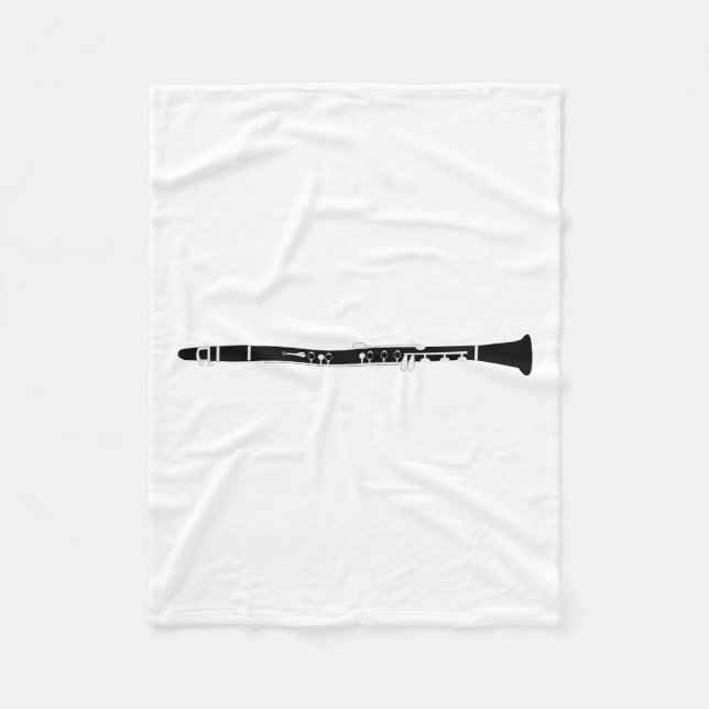 Clarinet Fleece Blanket (Front)