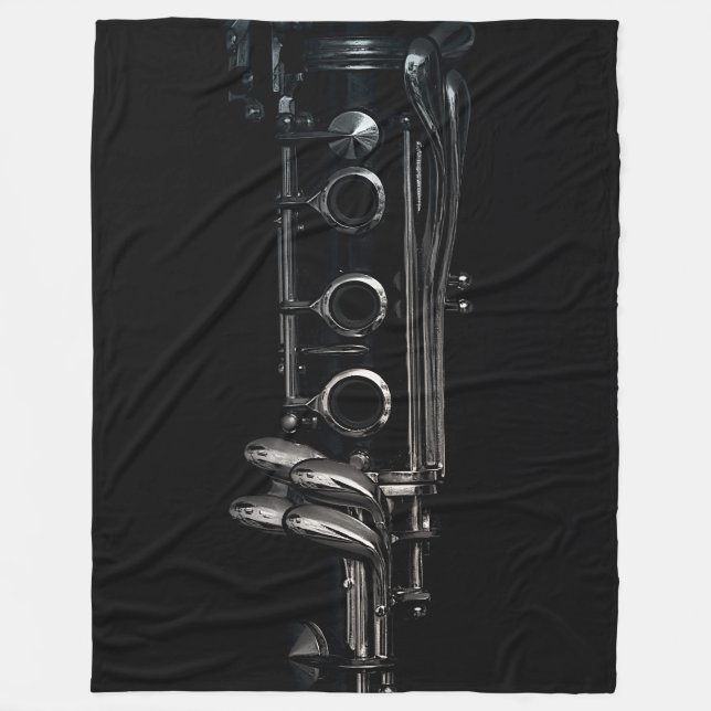 Clarinet Fleece Blanket (Front)
