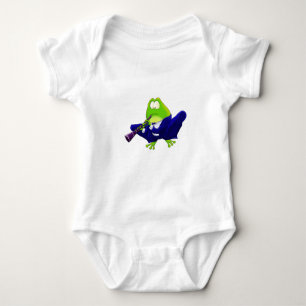 Clarinet Frog Baby Bodysuit
