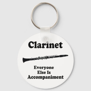 Clarinet Gift Key Ring