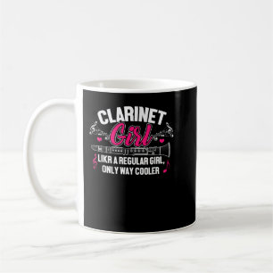 Clarinet Girl Funny Cute Marching Band Gifts Match Coffee Mug