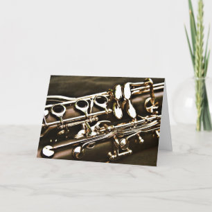 Clarinet Greeting Card