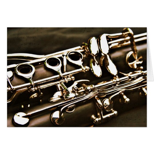 Clarinet Greeting Card