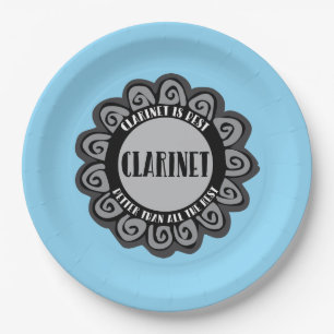 Clarinet is Best Paper Plate