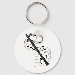 Clarinet Key Ring