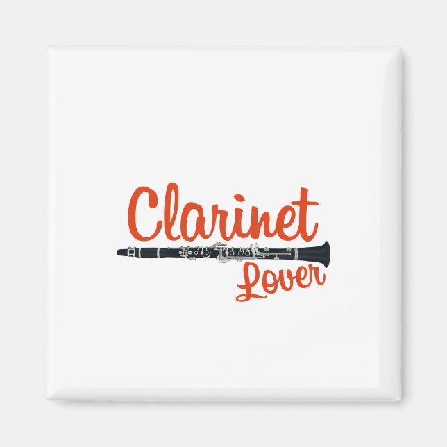 Clarinet Lover Magnet (Front)