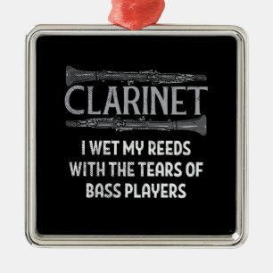 Clarinet Metal Ornament