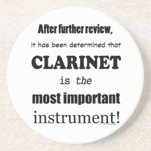 Clarinet Most Important Instrument Coaster