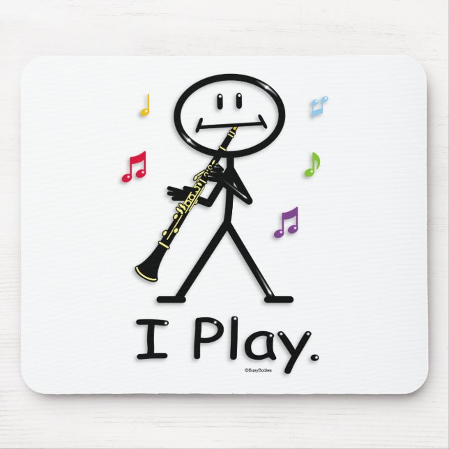Clarinet Mouse Pad (Front)