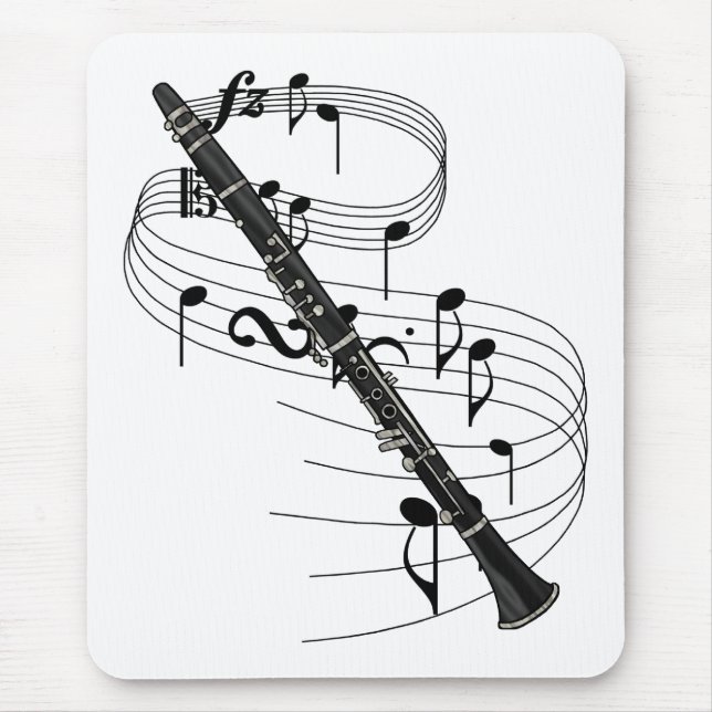 Clarinet Mouse Pad (Front)
