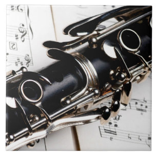 Clarinet Music Ceramic Tile