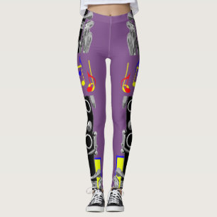 Clarinet Music Note Leggings