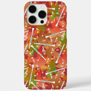 Clarinet Music Note Pattern iPhone 16 Pro Max Case