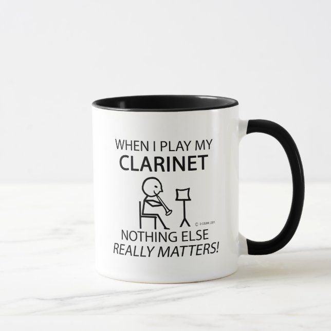 Clarinet Nothing Else Matters Mug (Right)