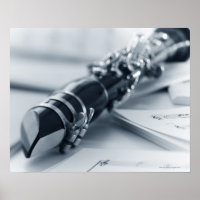 Clarinet on Music Sheets